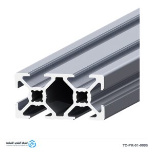 بروفيل ألمنيوم 20×40 مم بمجرى 6 - متجر المركز التقني للصناعة