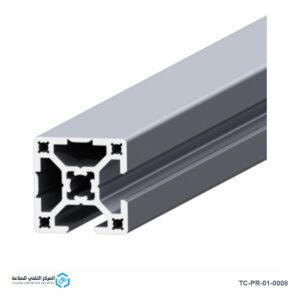 بروفيل ألمنيوم 30×30 مم مغلق الجوانب بمجرى 8 - متجر المركز التقني للصناعة