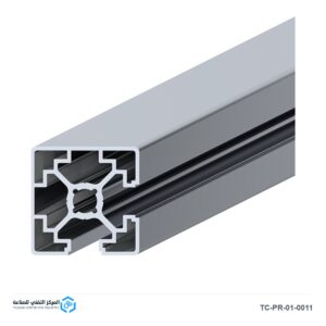 بروفيل ألمنيوم 40×40 مم مغلق الجوانب بمجرى 10 - متجر المركز التقني للصناعة