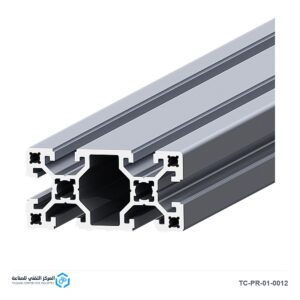 بروفيل ألمنيوم 40×80 مم ثقيل بمجرى 10 - متجر المركز التقني للصناعة