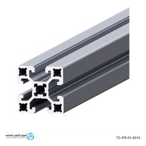 بروفيل ألمنيوم 45×45 مم ثقيل بمجرى 10 - متجر المركز التقني للصناعة