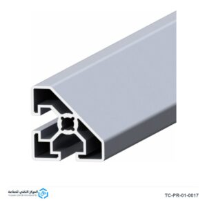 بروفيل ألمنيوم 40×40 مم بزاوية 45 درجة بمجرى 8 - متجر المركز التقني للصناعة