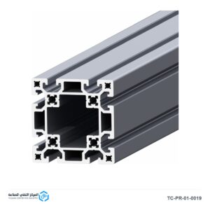 بروفيل ألمنيوم 80×80 مم ثقيل بمجرى 8 - متجر المركز التقني للصناعة