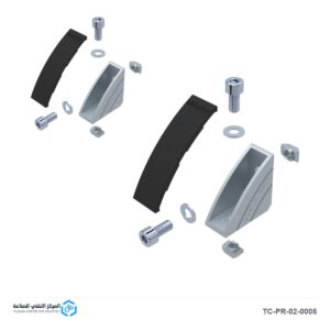 طقم زاوية تثبيت ضيقة مع غطاء - متجر المركز التقني للصناعة